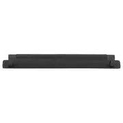 Brunswick Cabinet Pull With Backplate Matt Black Ctc256Mm