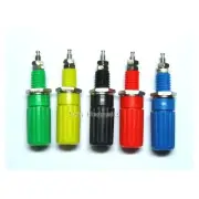 5Pcs 5 Colors Binding Post For Speaker 4mm Female Banana Plug Test Connector New