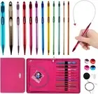 Tunisian Crochet Hooks Set with Cable Aluminum Interchangeable Crochet Hooks Set