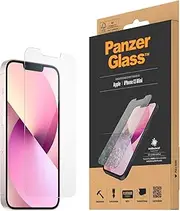 PanzerGlass™ Screen Protector iPhone 13 mini screen protector Standard Fit, anti fingerprint, antibacterial, tempered glass, scratch resistant, glass screen protector, smartphone screen protector