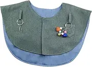 Generic Parrot Anti Scratch Shoulder Protector Bird Diaper Shawl Pet Shoulder Pad for Cockatiels Macaws Small Medium Parakeets, Blue Gray