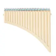 18 Pipes Pan Flute C Key Instrument with Mouthpiece Carry Bag for Beginners F4V2