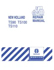 New Holland TS100, TS110, TS90, TS115 Tractor Repair Service Manual - 86572172