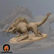 Behemoth JRPG Final Fantasy Miniature Mini Dungeons and Dragons DnD