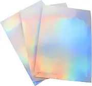 Operitacx Tax Docs Contracts 3 Pack Holographic Paper File Pockets Compact Portable Document Storage Bag