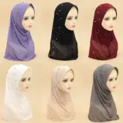 Instant Turban Chiffon Hijab Amira Scarf Women Muslim Head Wrap Headscarf Shawls