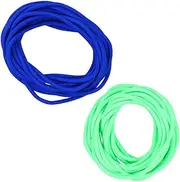 SUPVOX 2Pcs Jump Elastic Band Funny Skipping Rope for School Meters Green Rubber Band for Boys