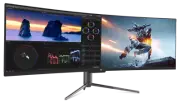 QSM 49" Curved 5K Ultrawide 120Hz 6ms Gaming and Office Monitor (5120 × 1440)