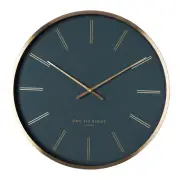 OTTO 40CM PETROL BLUE SILENT WALL CLOCK