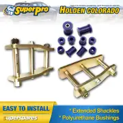 Extended Greasable Shackles & SuperPro Bushings kit for Holden Colorado RG 12-on