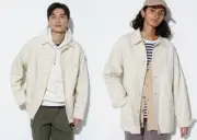 Bargain Price UNIQLO Utility Jacket OFF WHITE Unisex New Japan Large pocket