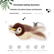 Interactive Cat Toys Rechargeable Chirping Flapping Bird(no Flying) with Catnip