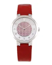 Louis Vuitton Women's Tambour Monogram Diamond Watch, Circa 2000s (Authentic Pre-Loved)