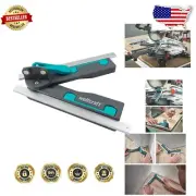 Multi-Coloured Angular Bevel Gauge with Automatic Angle Bisector for Mitre Saws
