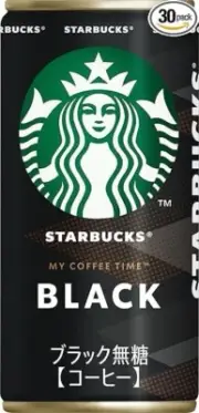 Starbucks MY COFFEE TIME Black Suntory Canned Coffee Unsweetened 185g x 30 Japan