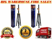 2 Mr Dj Heavy Duty Deluxe Pro Audio Tripod DJ PA Speaker Stands Extend to 7 feet