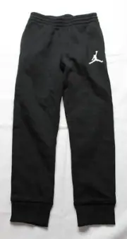 Jordan Boys' Stretchy Soft Midweight Jumpman Jogger Pants WR4 Black Small NWT