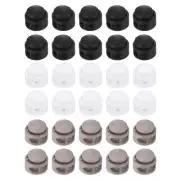 Cord Locks, 20 Set Round Spring Toggle Stopper, 3 Colors