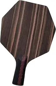 Table Tennis Racket Durable Wood Lightweight Unisex Comfortable Ping Pong Racket 5-ply for Indoor Competition Practice Outdoor Training