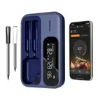 Wireless Meat Thermometer for Smoker, WiFi Meat Thermometer Bluetooth for Gri...