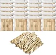 BetterJonny 2000 Pack Disposable Bamboo Cutlery - Mini Forks, Skewers, Toothpicks & Fruit Food Picks for Parties, Banquets & Daily Use