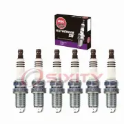 6 pcs NGK Ruthenium HX Spark Plugs for 1997-1999 BMW M3 3.2L L6 - Engine Kit wn
