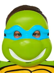 TMNT Boys Leonardo Half Face Costume Mask