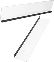 jojofuny 2pcs Transparent Acrylic Monitor Memo Board Stick Note Holder for Office Desk Electronic Memo Board for Organized Workspace