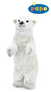 NEW PAPO 50144 Polar Bear Cub Standing - RETIRED