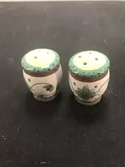 New Pfaltzgraff Floral Mini Salt N Pepper Shakers 2” T