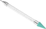 Ipetboom for Nail Art Dual Ended Rhinestone Picker Dotting Tool Easy to Use Nail Art Supplies for Beginners Professionals Durable for