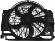 DIY Solutions 15NM29P A/C Condenser Fan Assembly Fits 2000-2006 BMW X5 (for: BMW)
