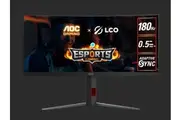 AOC 34 ft WQHD VA,1500R,180Hz,1ms,Adaptive Sync,HDR10,Shadown Control,Dark Boost,Flicker Free,Low blue mode,Gaming mode