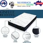 Giselle Bedding 16cm King Single Mattress Medium Firm Pocket Spring Bed Comfort
