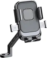 MagiDeal Motorcycle Phone Mount Bike Phone Holder Shockproof Navigation Bracket Scooter Phone Clip for Motorcycle Cycling Bike, on Rearview Mirror