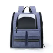 GGP Light Blue Collapsible Pet Carrier Backpack With Trolley Sleeve