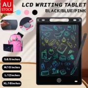 1-2P LCD Writing Tablet Electronic Drawing Notepad Doodle Board Kids Gift Office