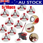 5/10X For Vileda Easy Wring Mopping & Clean Microfibre Spin Mop Head Replacement