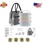 Leakproof Adult Bento Box with Insulated Lunch Bag: Portable Meal Prep Solution