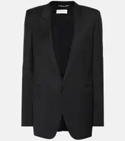 [Saint Laurent] Saint Laurent Virgin wool blazer UK 8 black