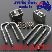 4 INCH (100mm) LOWERING BLOCKS U BOLTS FOR TOYOTA CORONA WITH BORG WARNER DIFF (for: Toyota)