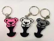 Cute Koala Shopping Trolley Key Token Removable for Coles Aldi etc.