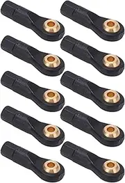 10Pcs RC Tie Rod Ball Head, M2 Tie Rod End Ball Joint, Plastic Tied Rod Ends Link Ball Joint Head Kit for RC Crawlers Car
