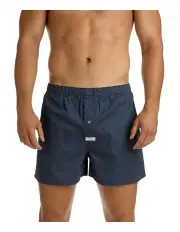 [Mitch Dowd] Men's Coby Printed Soft Wash Boxer in Navy