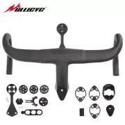 Matte Carbon Aero Integrated Road Handlebar 380/400/420/440mm with Mount