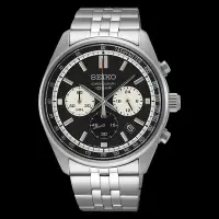 在飛比找Yahoo!奇摩拍賣優惠-【金台鐘錶】SEIKO 精工 防水100米 不鏽鋼錶帶 三眼