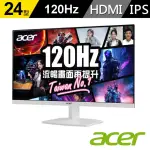 【ACER 宏碁】HA240Y G0 24型 120HZ FHD 無邊框螢幕