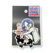 Cat Sticker Girl Kitten Salad Days Just Me Cute Quirky Fun B-Side Label Japan
