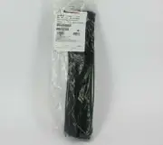 100 Hellerman Tyton .19"x15.5" Black Nylon Two Head Cable Zip Tie for loops