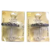 Classic Home Drapery Medallion 2 Packs House Parts Hand Cast Hand Finished
